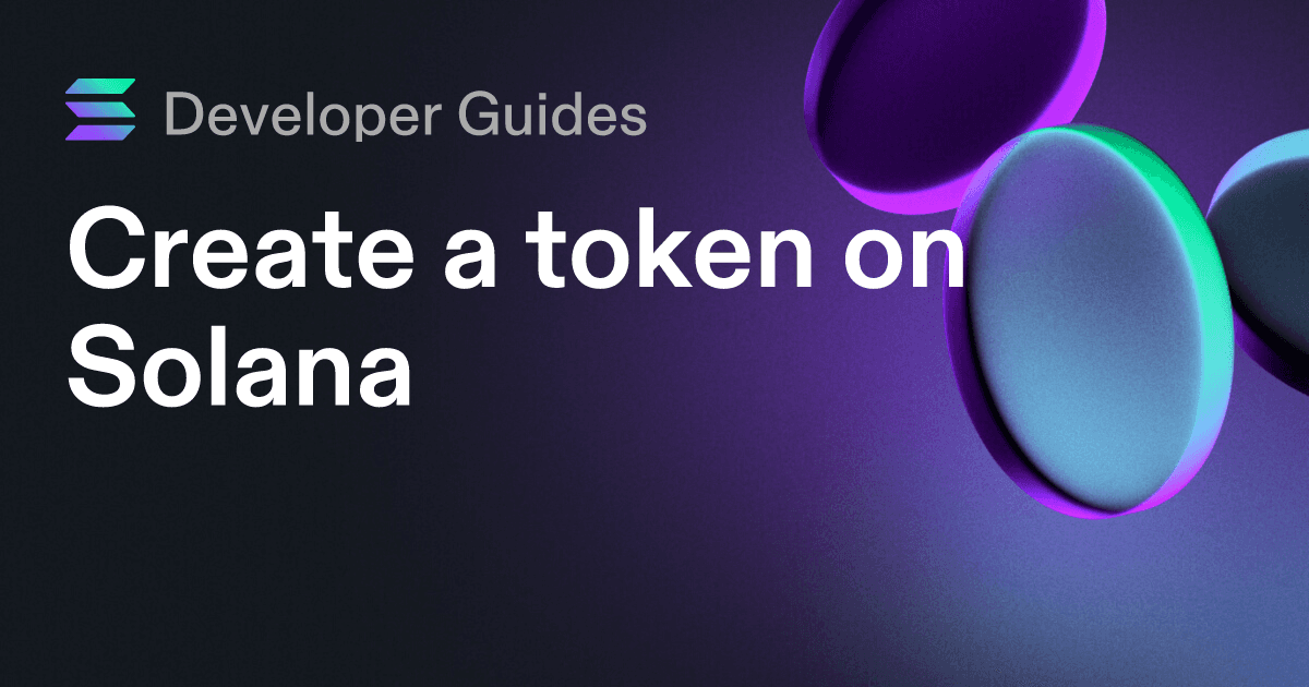 How to create a token on Solana